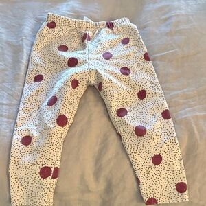 Zara Kids Polka Dot Casual Bottoms - White and Purple